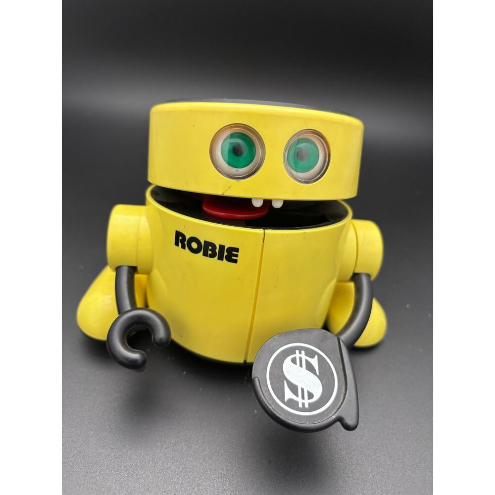 Robie the Robotic Banker Vintage Radio Shack Coin Bank Battery-Operated
